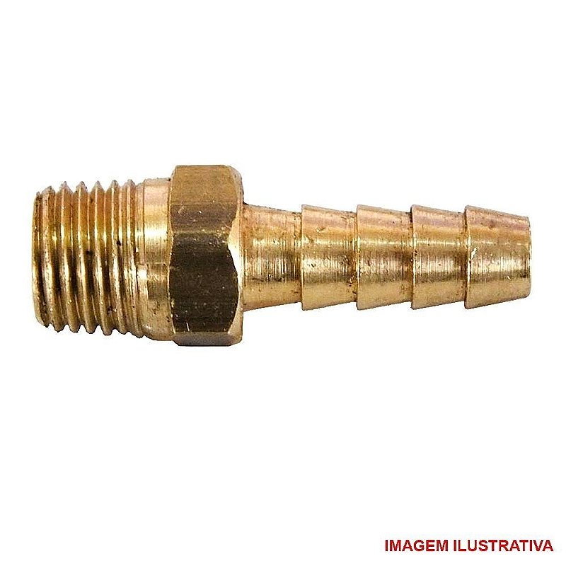 Bico Niple Espigão Em Latão 3/8 Pol Adaptador Para Bombas