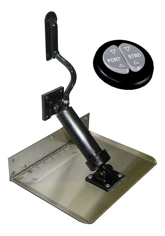 Kit De Flap Estabilizador Hidráulico 12 X 9 Pol Para Lancha