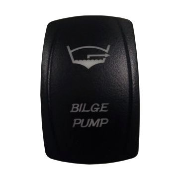 Botão Interruptor Bomba De Porão 3 Posições Com 2 Led Lancha