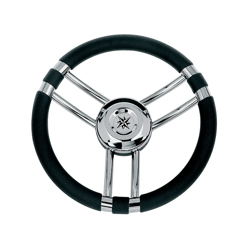 Volante Náutico Para Lanchas Phantom Cimitarra Azimut Luxo