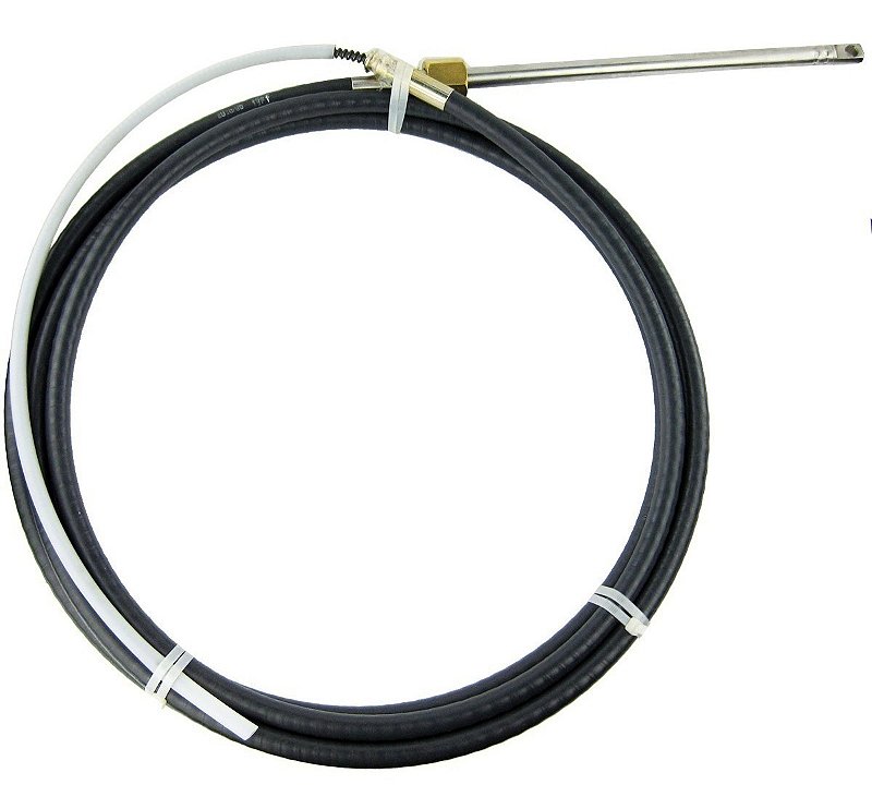 Cabo De Direção 24 Pés Para Caixa Teleflex Com Engate Rápido