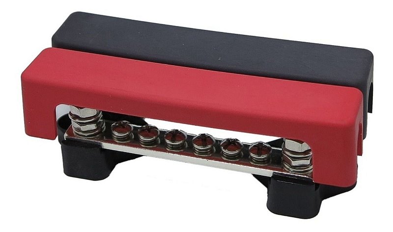 Barramento 12 Vias Com Capa Elétrica Som Automotivo Lanchas