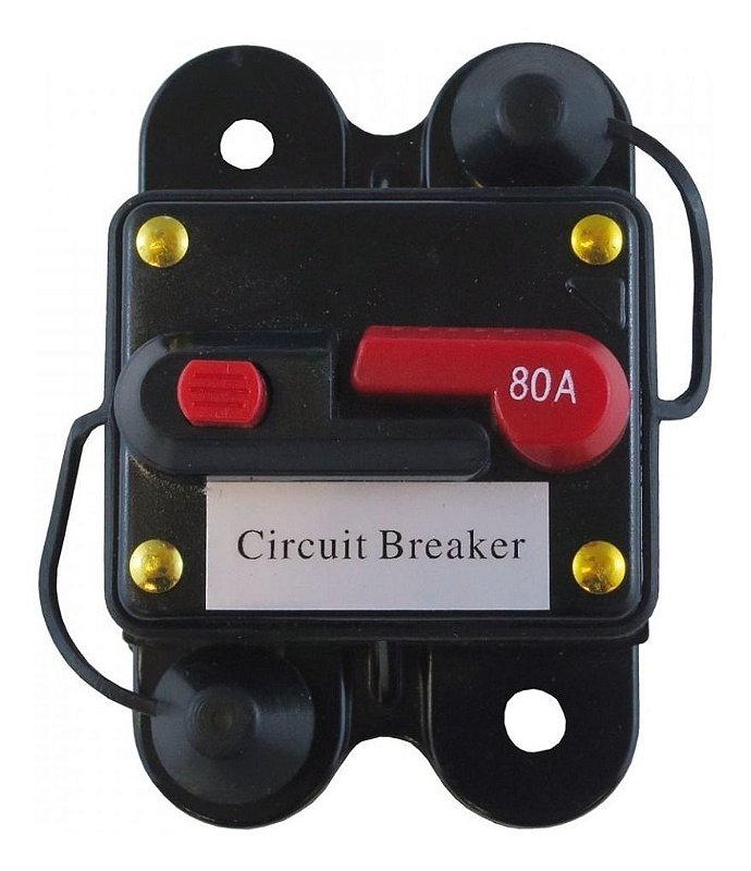 Rele Automático Disjunto Corta Circuito 80 Amp Lancha Barco