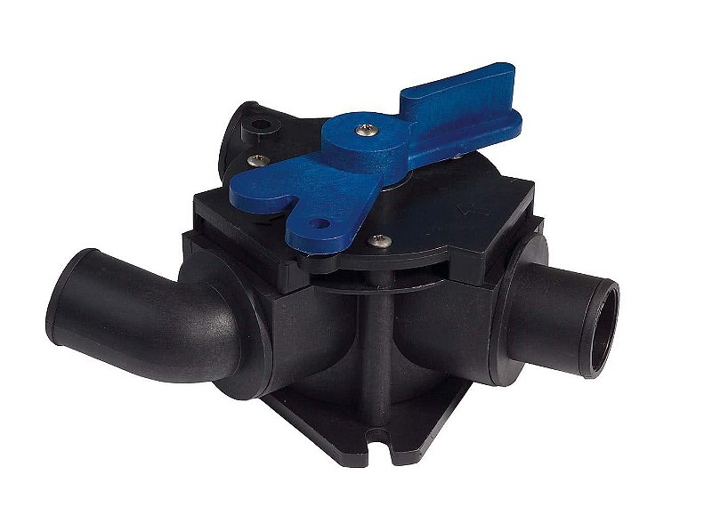 Válvula Em Y 38Mm Para Vaso Sanitário Náutico Lancha Barco