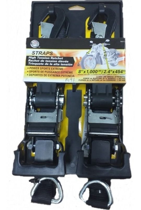 Cinta De Amarração Com Catraca Apertar Carga 454 Kg Par