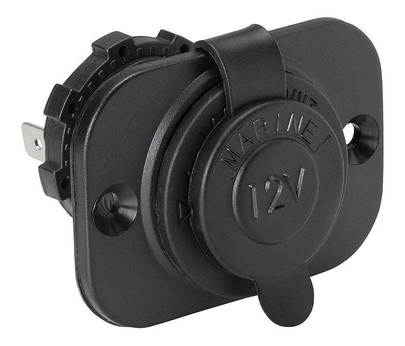 Painel Adaptador De Tomada Isqueiro Veicular Fêmea 12 - 24V