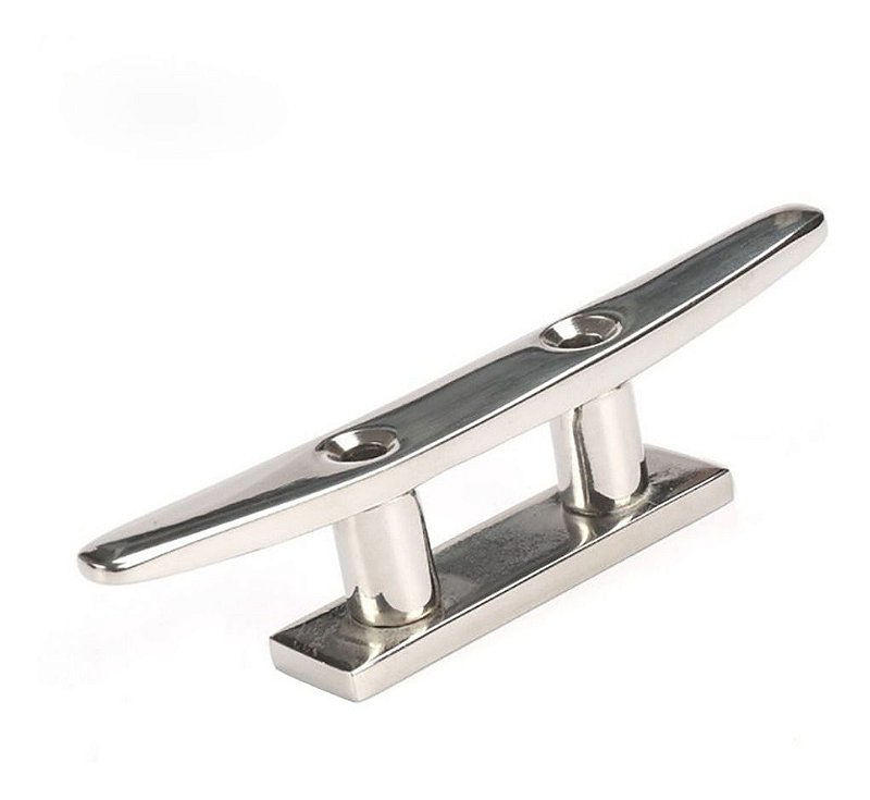 Cunho De Amarração Náutico 4 Pol Em Aço Inox Amarra Cabo