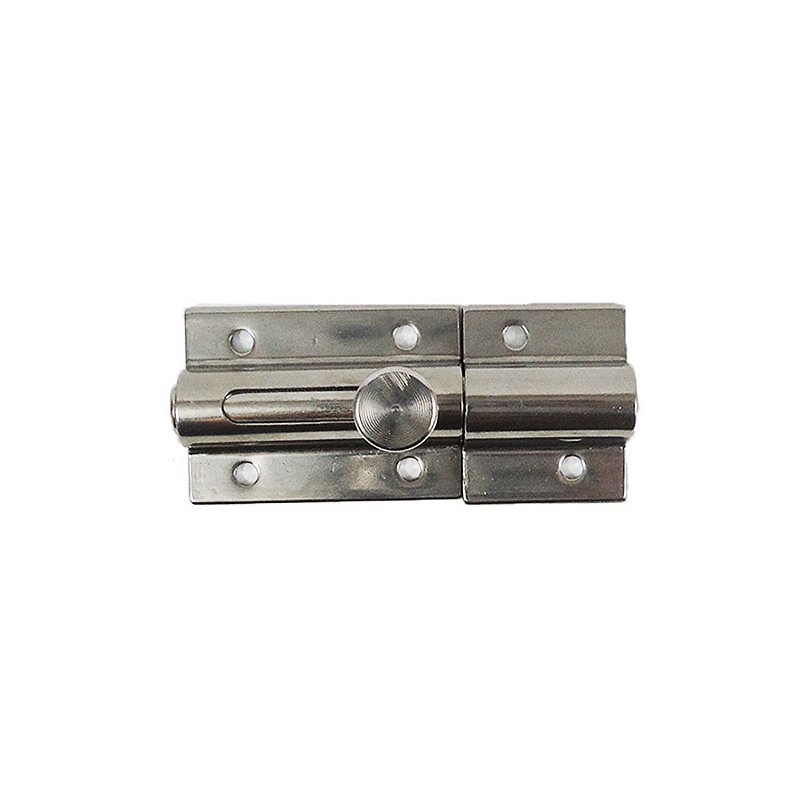 Trinco De Porta Janela 80 X 50 Mm Em Aço Inox Ferrolho Trava