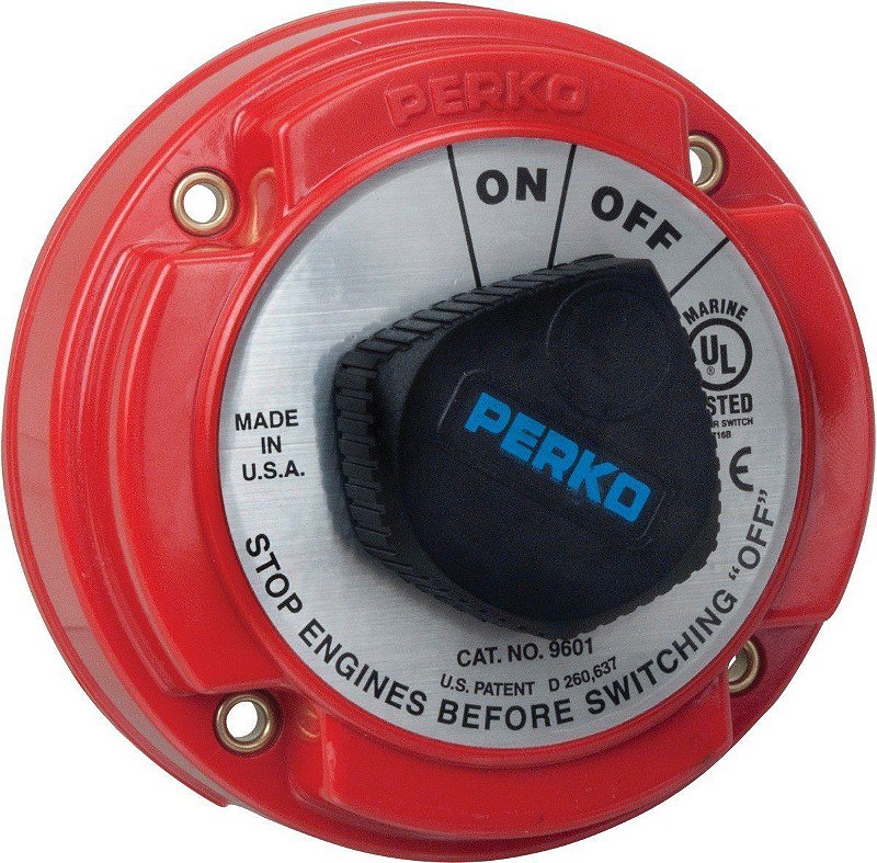 Chave Geral Perko Para Um Bateria Lancha Motohome Jet Ski