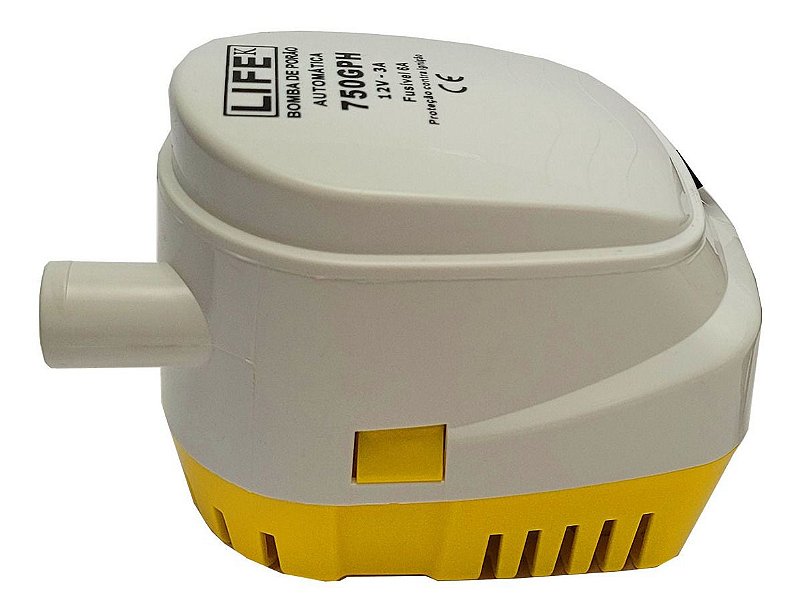 Bomba De Porão 750 Gph 12 Volts Com Automático Para Lancha