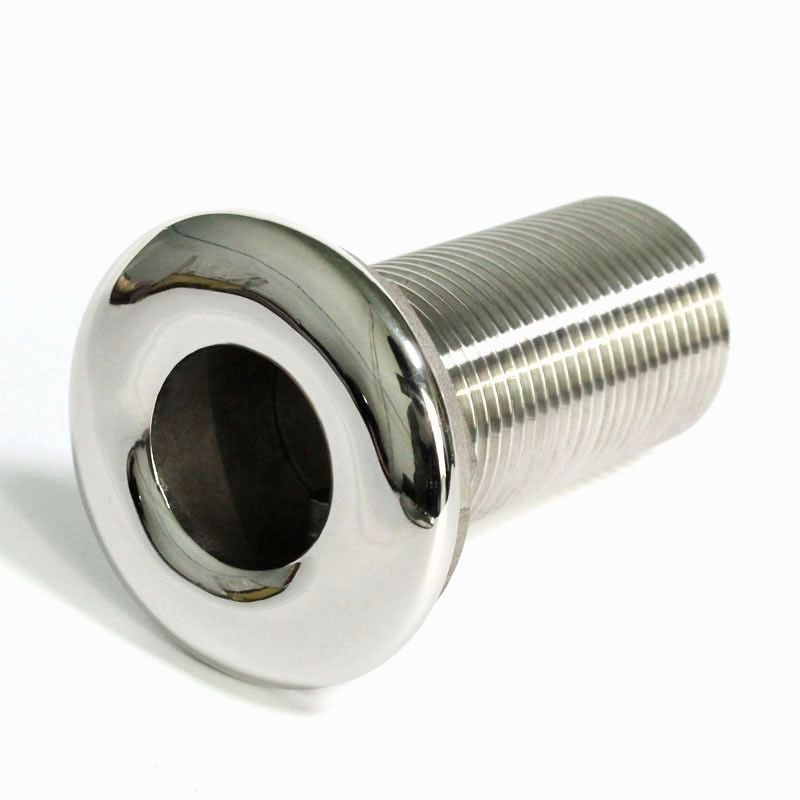 Saída De Água Em Aço Inox 3/4 Pol Costado Para Barco Lancha
