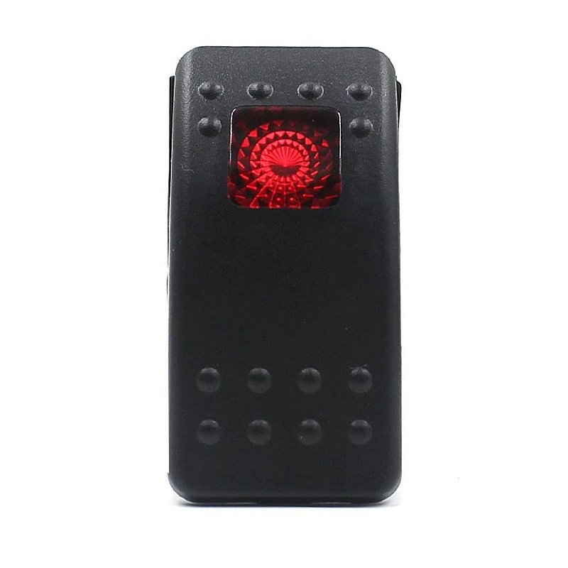 Botão On Off Em Led Painel Elétrico 3 Pinos Lancha Barco