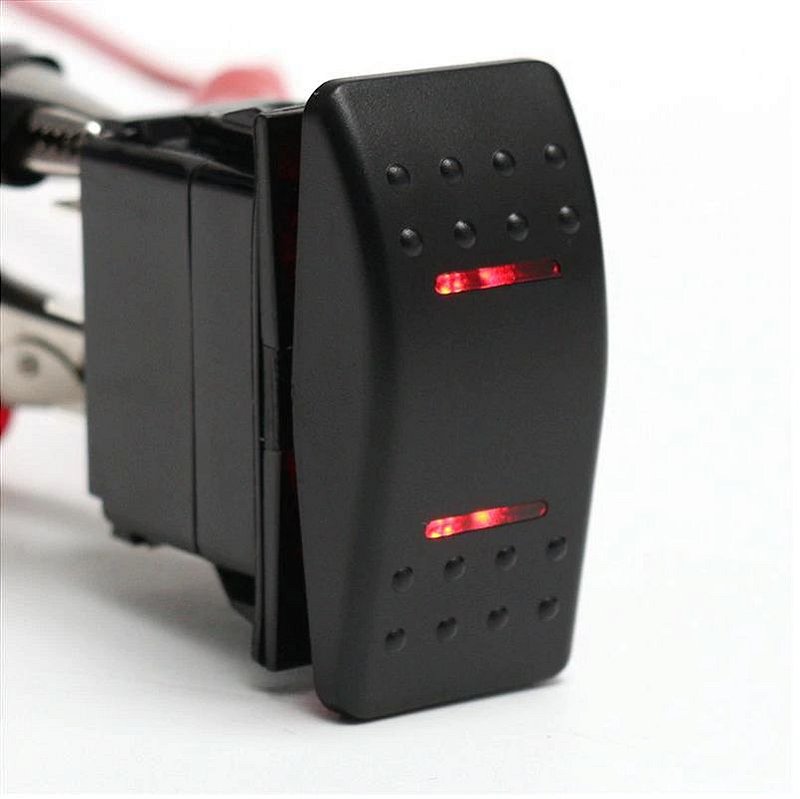 Botão Interruptor On Off On 4 Pinos Em Leds Painel Elétrico