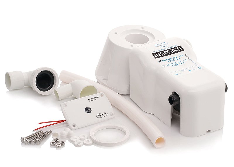 Kit Conversor Vaso Manual Em Elétrico 12V Para Lancha Barco