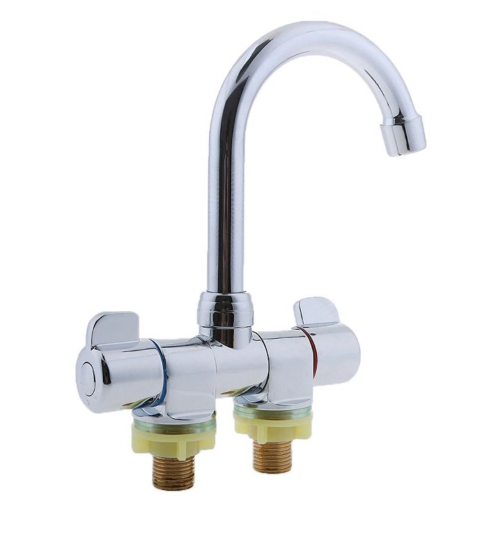 Torneira Dobrável Giratória Para Pia Com Misturador