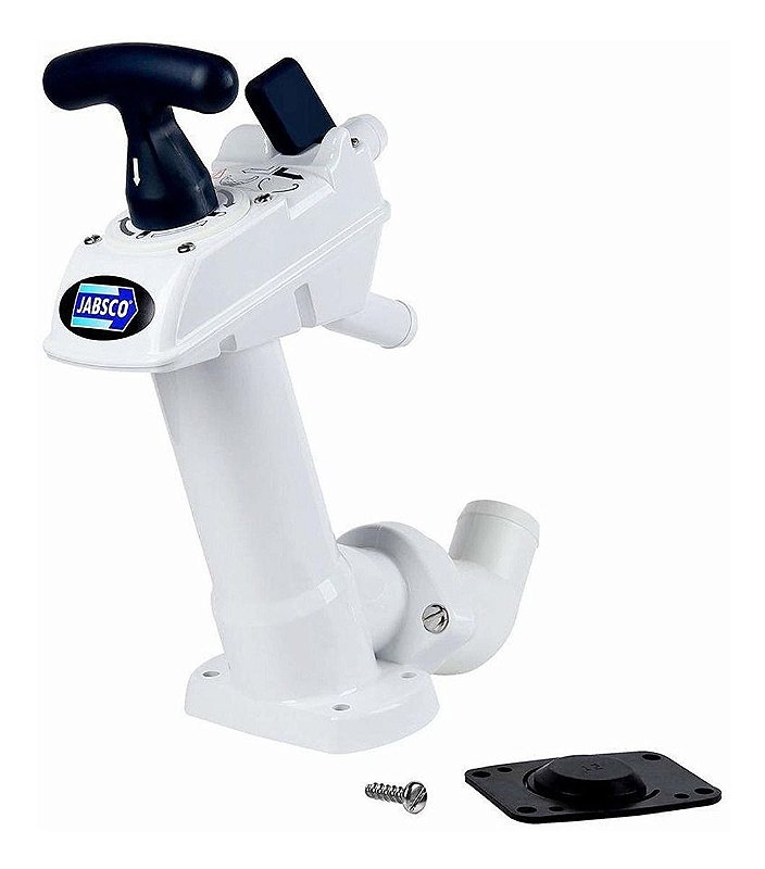 Bomba Manual Jabsco E Base Para Vaso Sanitário Náutico