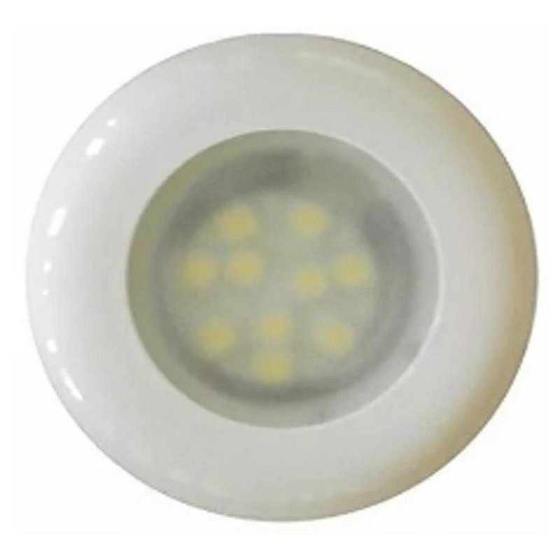 Luminária Em Led Sport Luz Quente 12 Volts Lancha Motorhome