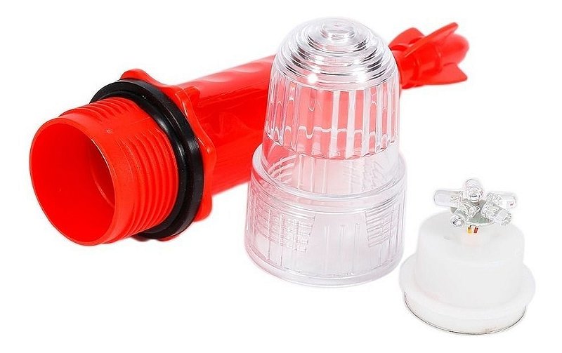 Sinalizador Náutico Pisca Em Led Boia Rede De Pesca Strobo