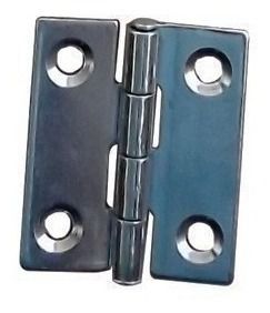 Mini Dobradiça Em Aço Inox 28X30mm Porta Janelas Tampas