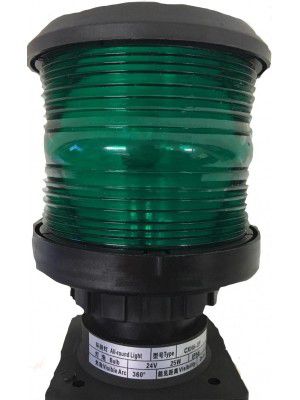 Luz De Navegação Verde 24Volts 360 Graus Barco De Até 12M