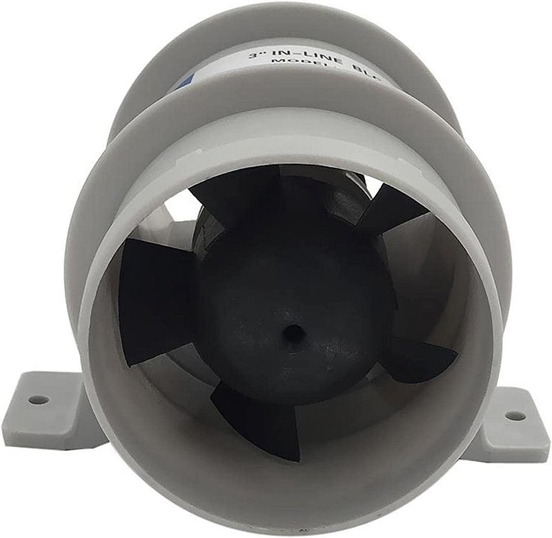 Exaustor Blower Difusor De Ar Caracol 3 Pol Lancha Motorhome