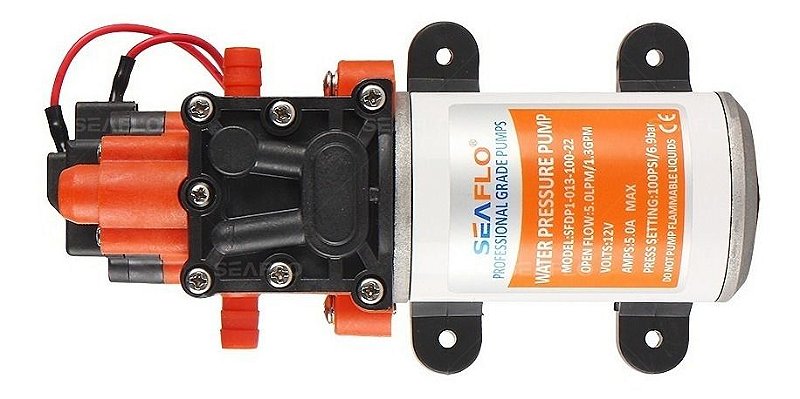 Bomba Seaflo Automática Pressurizada 1,3 Gpm 60 Psi 12 Volts