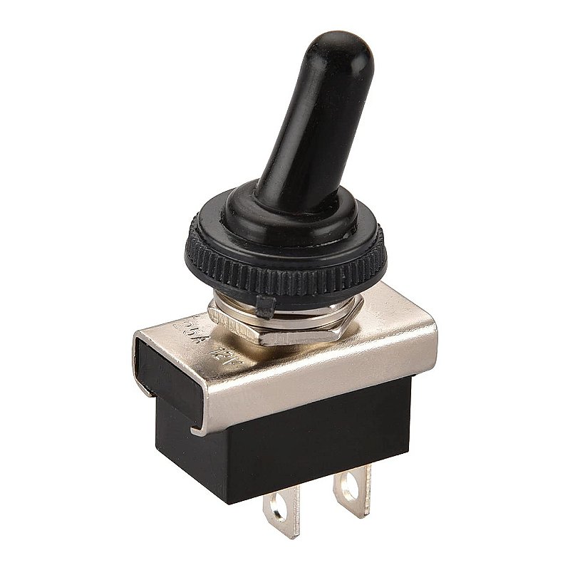 Botão Interruptor Liga Desliga On Off Preto 12V Emborrachado