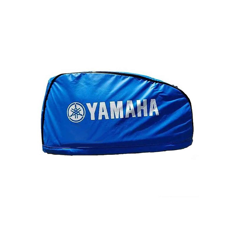 Capa Para Capô Motor De Popa Azul 25hp Bm Xm Yamaha 2 Tempos