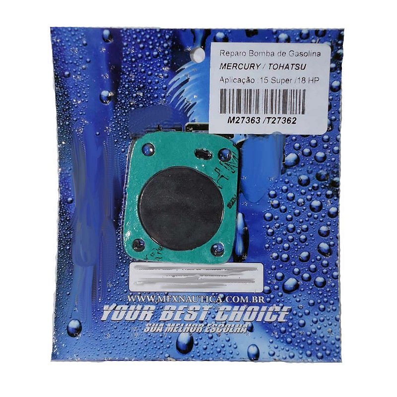 Reparo Bomba De Gasolina Motor Popa Mercury 15 Hp Super