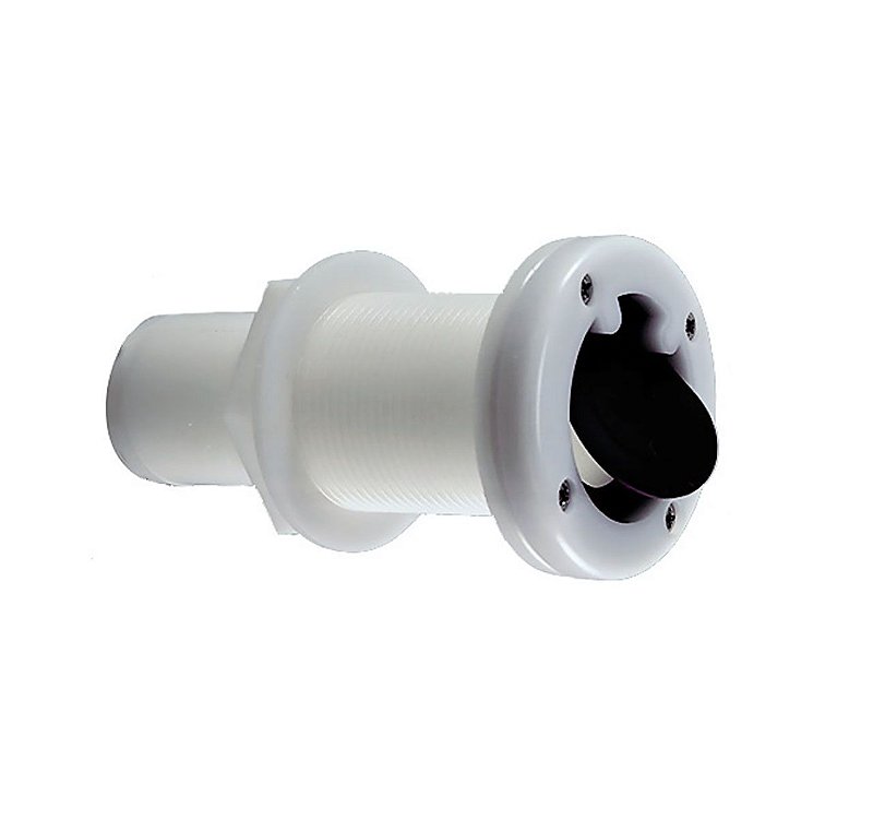 Saída De Água Anti-Retorno Perko Com Válvula Para Costado