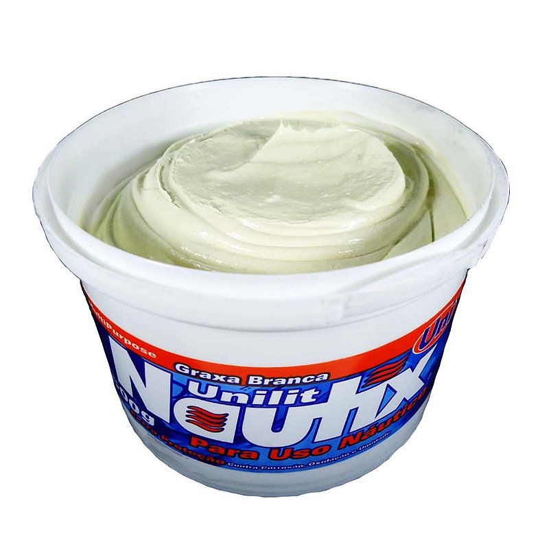 Graxa Branca Náutica 500G Base De Lítio Motor De Popa Lancha