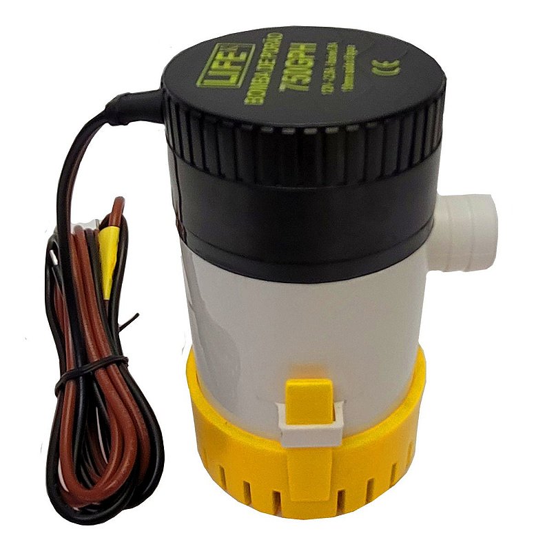 Bomba De Porão Life K Original 750 Gph 12 Volts saida 19mm