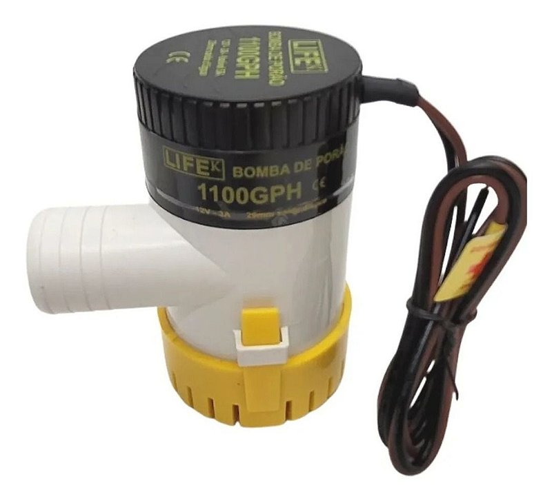 Bomba De Porão Life K 1100gph 12v Náutica Lancha Jet Caiaque