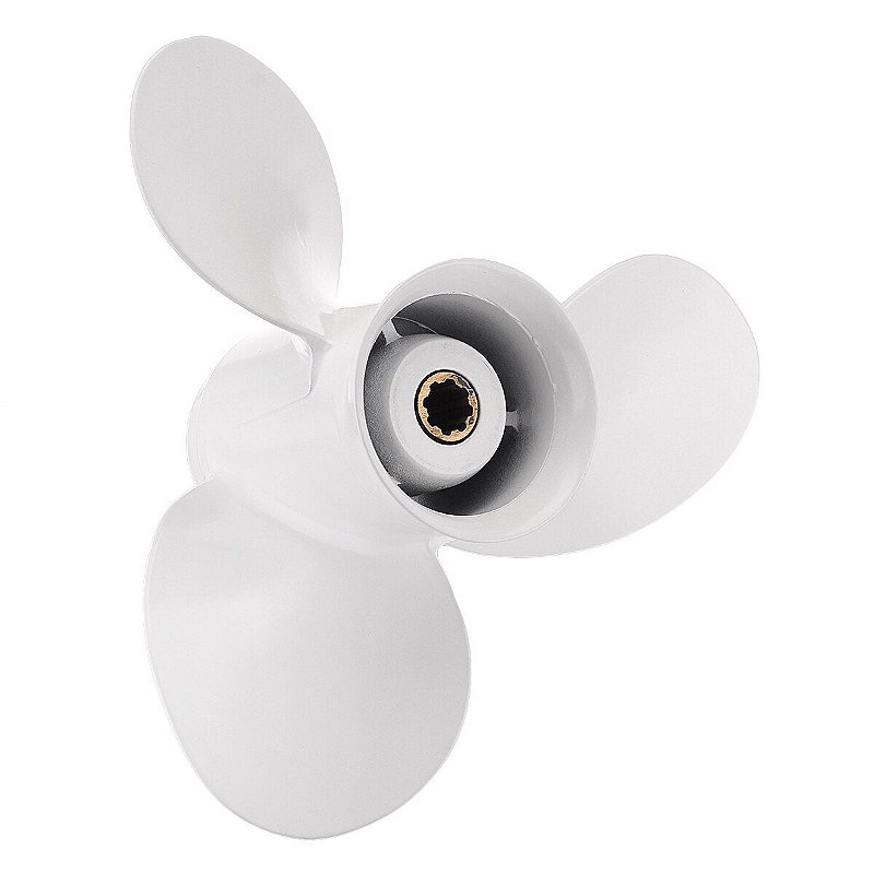 Hélice Motor Popa Barco Yamaha 8 Hp 8 1/2 X 8 1/2 Pol