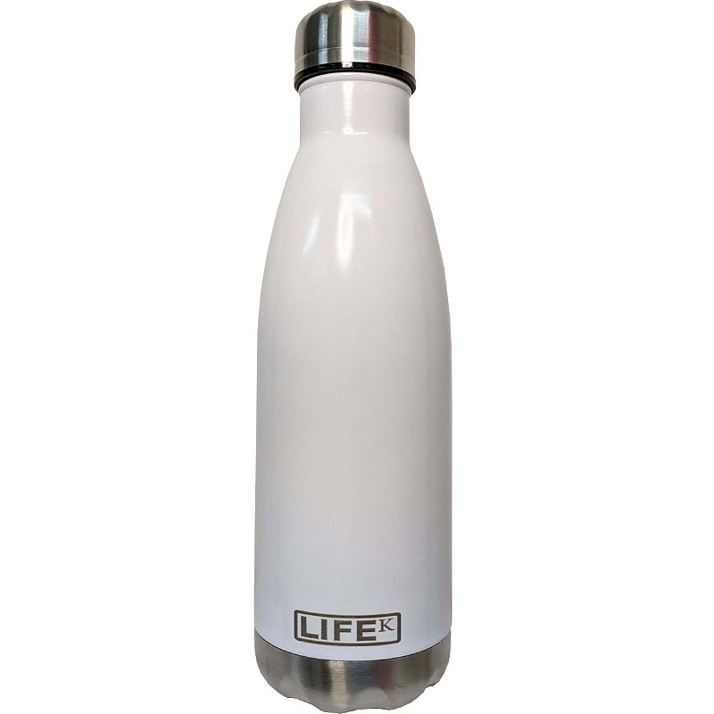 Garrafa térmica parede dupla a vácuo em aço inox