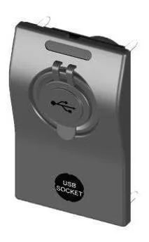 Painel Carregador Tomada Tipo Isqueiro Fêmea Usb Duplo Led