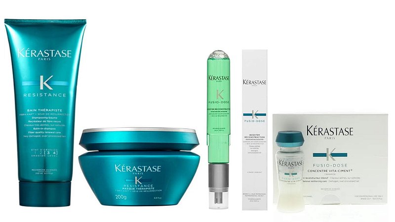 Kérastase Thérapiste Shampoo 250ml + Máscara 200g + Ampola