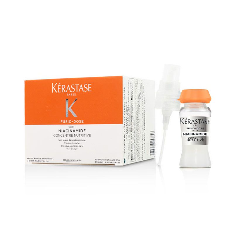 おまとめ2個新品Kérastase Fusio-Dose Niacinamide Kérastase Nutritive Fusio - Dose Caixa de Ampolas