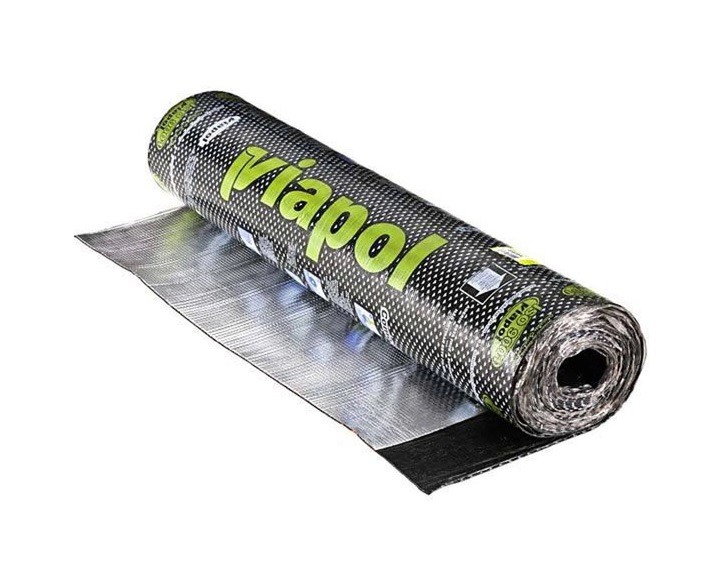 Manta Asfáltica Aluminizada 4mm Viapol Viapol Manta Asfáltica poliester Classic aluminio 4 mm - ISOCOM