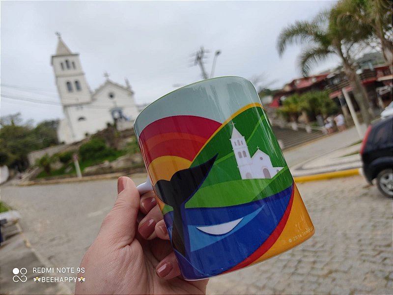 Caneca de Cerâmica Branca Personalizada