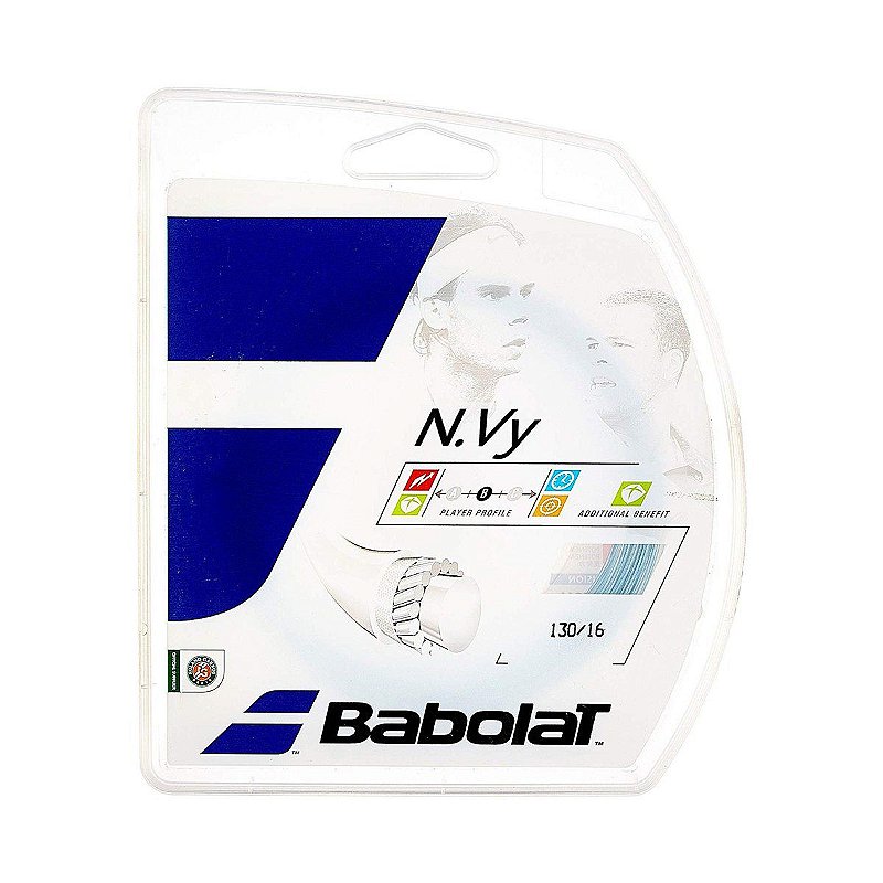 Set Corda Babolat N.vy 16 1.30mm Azul Beach e Tennis Racquet Store