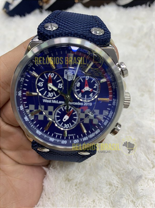 Tag heuer formula 1 pulseira de couro Clearance