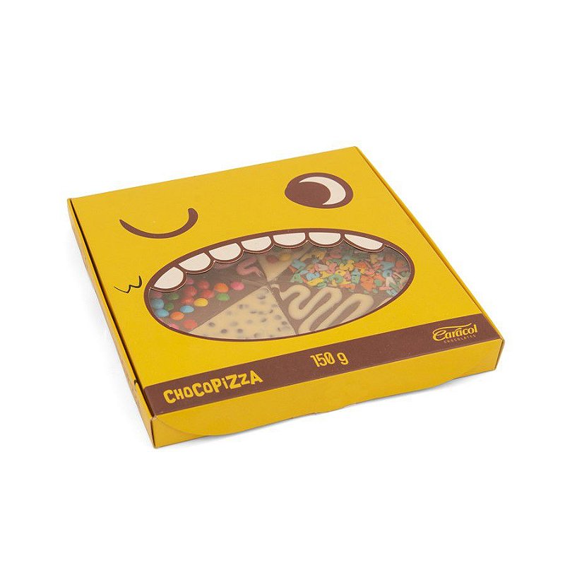 CHOCOPIZZA 150G AMARELA - Caracol Chocolates