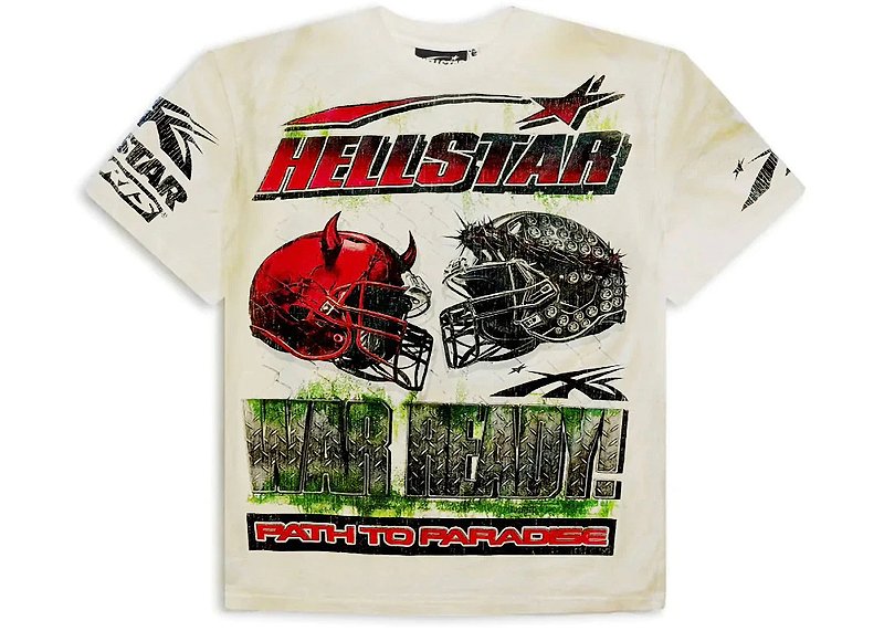 HELLSTAR WAR READY! ロングスリーブTシャツ Hellstar War Ready! T-shirt White - Loro - Itens Exclusivos e