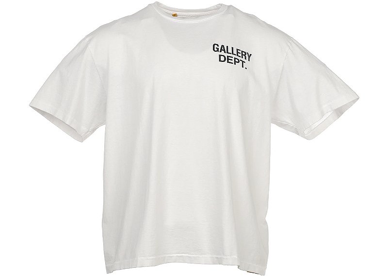 トップス GALLERY DEPT. SOUVENIR TEE White Gallery Dept. Souvenir T-Shirt White Black - Loro - Itens