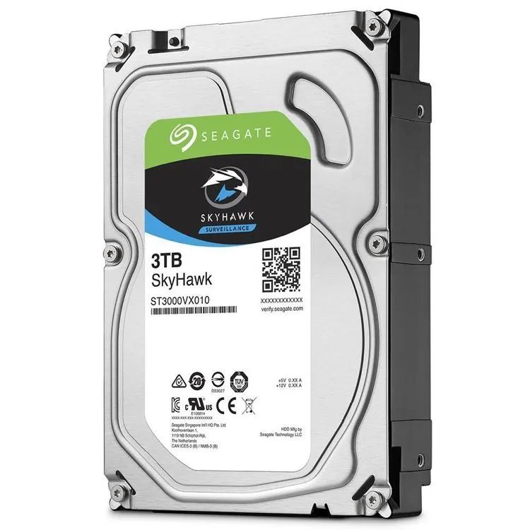 【動作確認・正常判定済】Seagate 3TB SATA HDD HD SATA 3TB SEAGATE SKYHAWK SURVEILLANCE - SKINA INFORMÁTICA