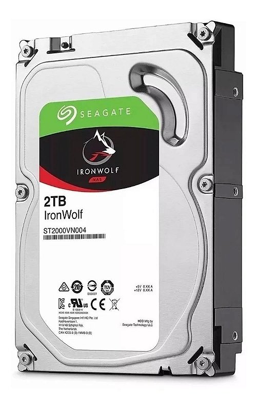 HD SATA 2TB SEAGATE NAS IRONWOLF - SKINA INFORMÁTICA