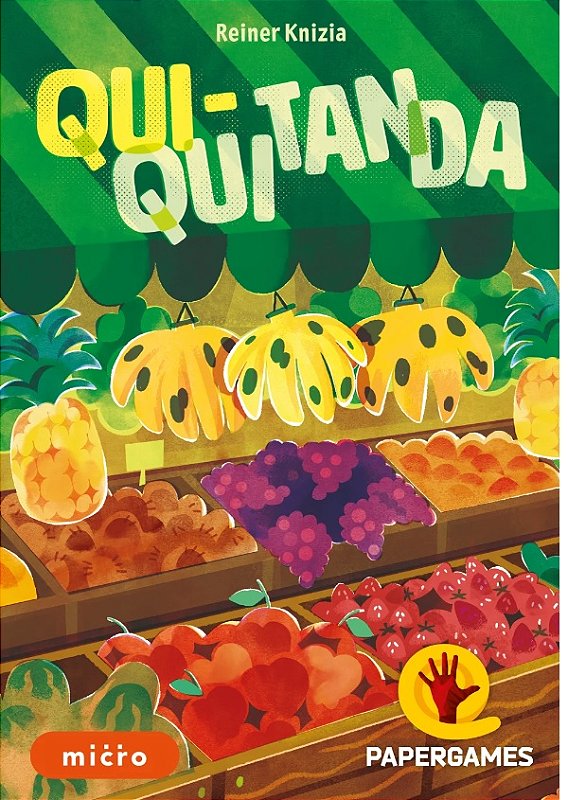 Qui-Quitanda + Micro Box + Carta Promocional Mais Frutas Grátis! -  PaperGames - Jogos de Mesa Modernos - #umjogoemcadamesa