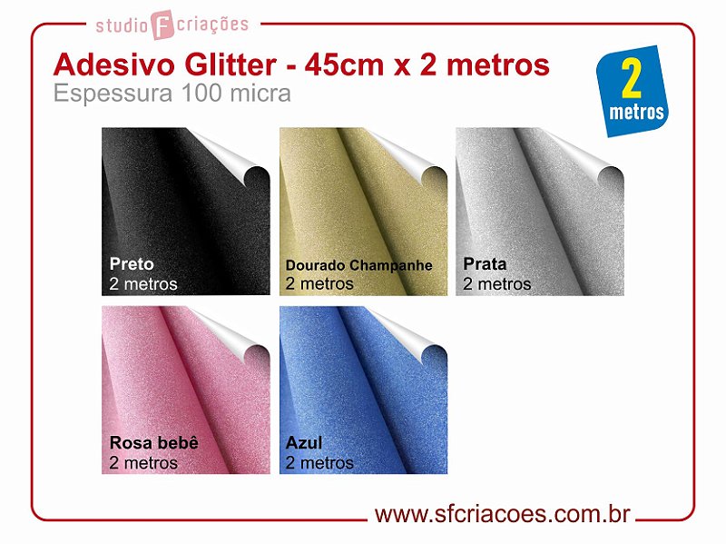 Glitter Adesivo Encadernação Mania Loja De Insumos Para Papelaria E Mais 2658