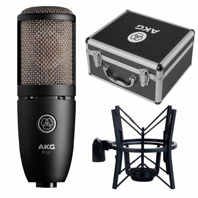 microfone condensador para estúdio p220 akg - Play Acoustic Áudio,  equipamento de audio, cabos e acessorios